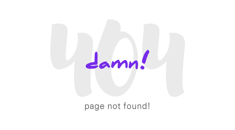Damn Perfect - 404, Page Not Found!